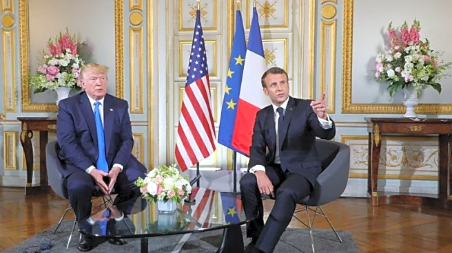 Trump pressures Macron with publication of private message, threat of wine tariffs