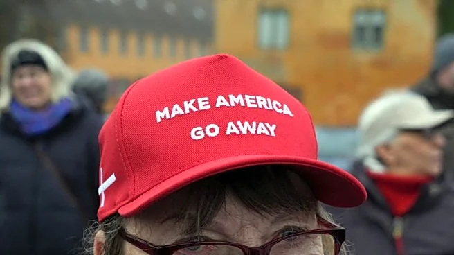 'Make America Go Away' red caps become symbol of defiance in Greenland standoff