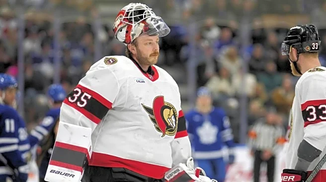 Sens G Linus Ullmark says anxiety prompted personal leave