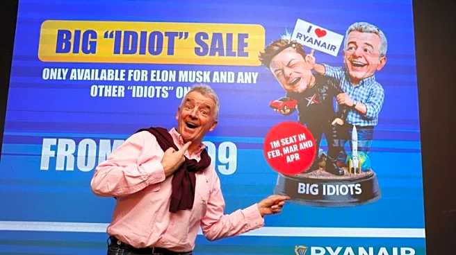 Elon Musk vs Ryanair: O'Leary dismisses takeover threat