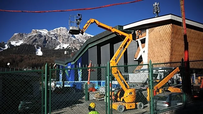 Olympics-Organisers rush to complete Milano-Cortina sliding centre, hockey venue