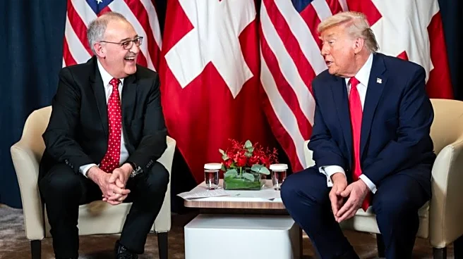 Trump says he agreed to lower tariffs on Swiss imports, but they could rise again