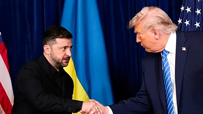 Ukraine's Zelenskiy arrives for Davos talks with Trump