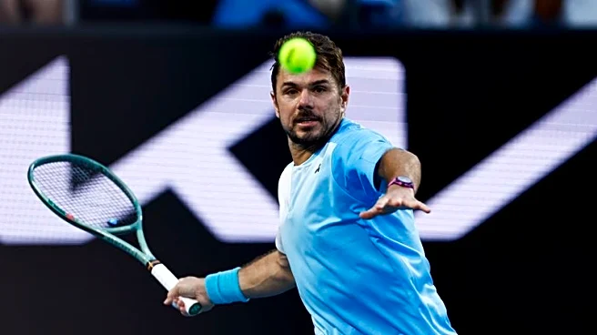 Tennis-Veteran Wawrinka outlasts Gea to extend Australian Open stay