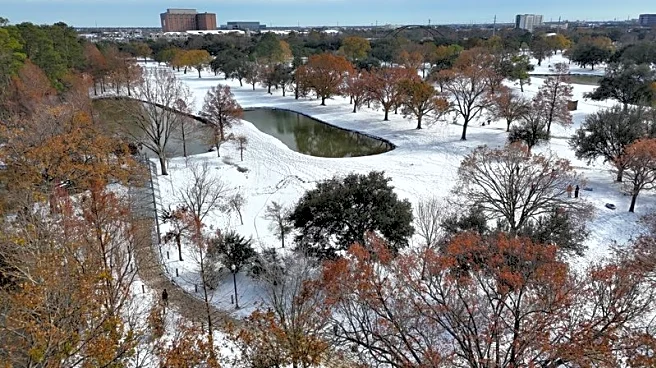 Snow starts falling in Texas, Oklahoma as eastern US braces for winter storm