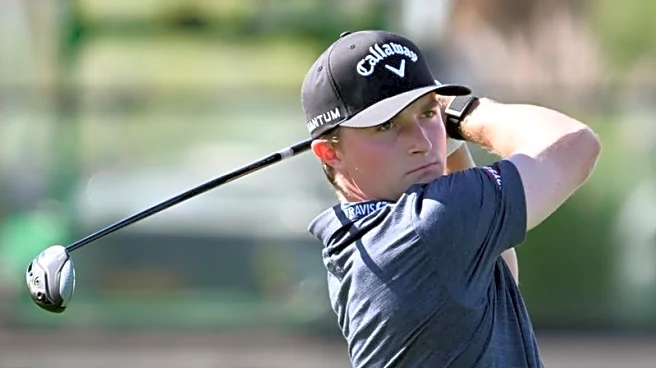 Course record at AmEx is kids' stuff for teenager Blades Brown