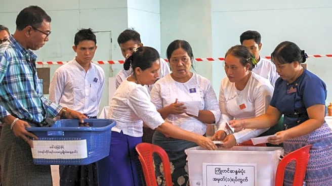 Final phase of Myanmar's election underway, military-backed party set to win