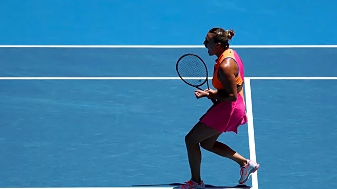 Tennis-Sabalenka holds off next-gen talent Mboko to reach quarter-finals