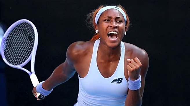 Tennis-Gauff survives roller-coaster ride against Muchova to reach quarter-finals