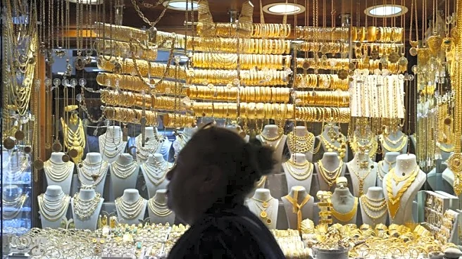 Gold rushes to record high above $5,000/oz