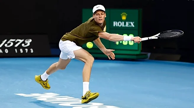 Tennis-Sinner fires up in the heat to reach Australian Open quarter-finals