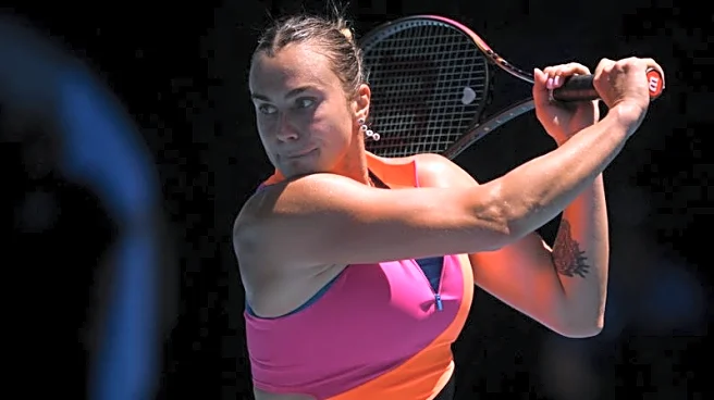 Tennis-Sabalenka unhappy with Australian Open ban on wearable fitness trackers