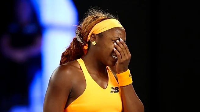 Tennis-Gauff unhappy with Australian Open broadcasting video of her smashing racket after loss