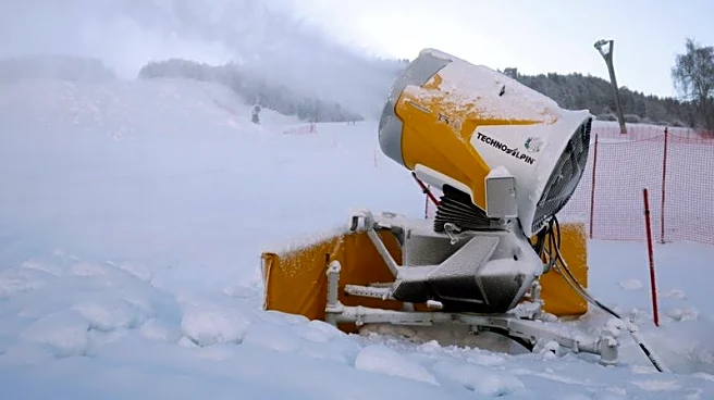 Olympics-Snowmakers feel the heat as climate change tests Milano Cortina Winter Games