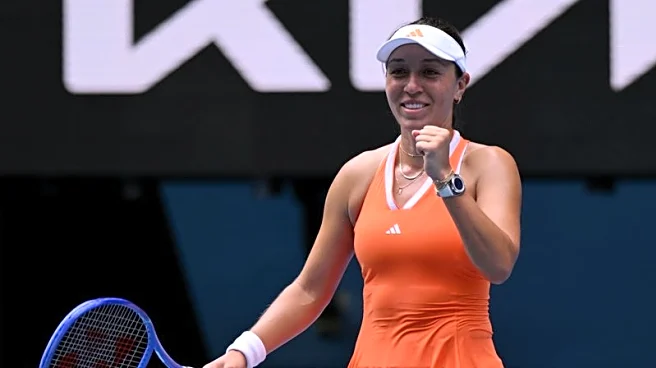 Tennis-Pegula sees off fellow American Anisimova to reach first Australian Open semi