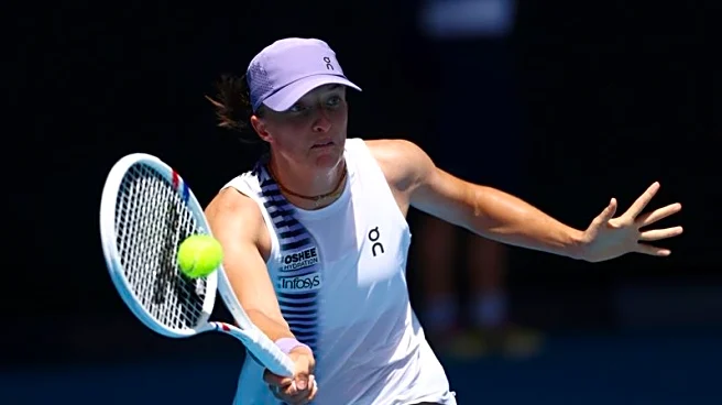 Tennis-'Are we animals in the zoo?': Swiatek calls for player privacy at Australian Open