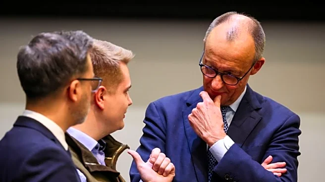 German Chancellor Merz says weak dollar a burden for German exports