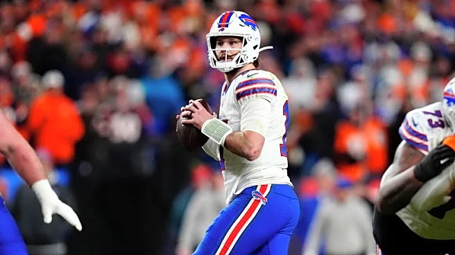 Josh Allen on crutches as Bills introduce coach Joe Brady