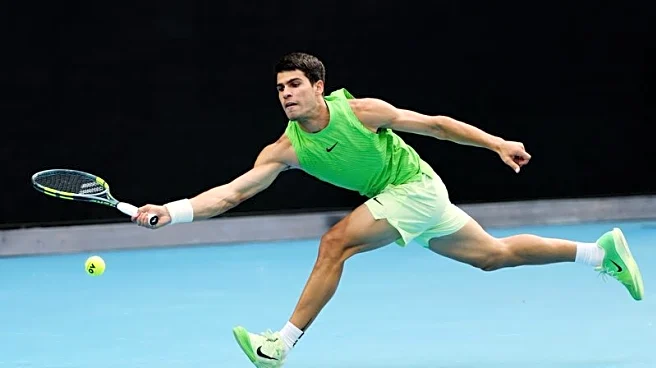 Tennis-Miracle man Alcaraz beats leg issue, Zverev to make Australian Open final