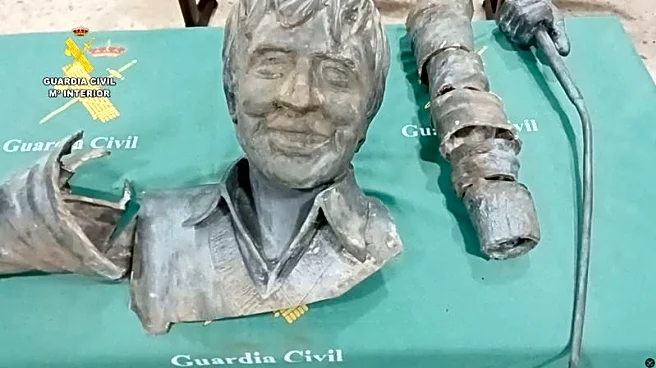Golf-Missing Ballesteros statue found chopped in pieces in Spain