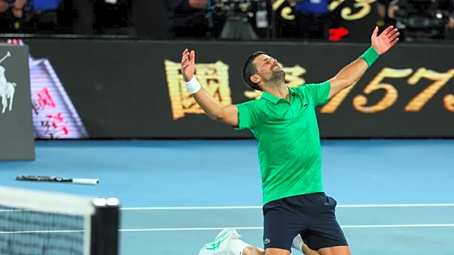 Tennis-Vintage Djokovic dethrones Sinner to set up Alcaraz final at Australian Open
