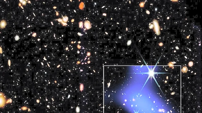 Galaxy cluster observed forming surprisingly early in universe's history