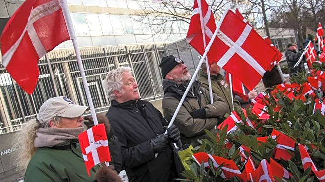 Protesters in Copenhagen rally for Danish veterans after Trump remarks
