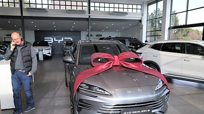 China's BYD vehicle sales fall for fifth month in a row