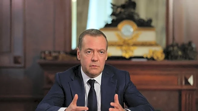 Russia's Medvedev praises Trump but questions US submarine threat