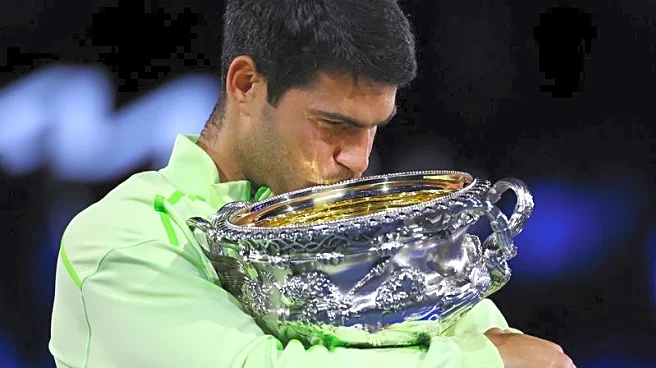 Tennis-Alcaraz hails Djokovic, savours first Australian Open title