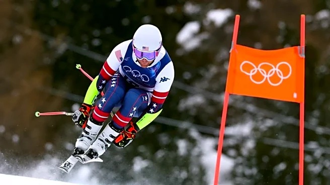 Olympics-Alpine skiing-Cochran-Siegle inspired by teammate Vonn after fastest training run