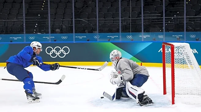 Olympics-Ice hockey-Under pressure, Santagiulia's final rush to prepare for first game