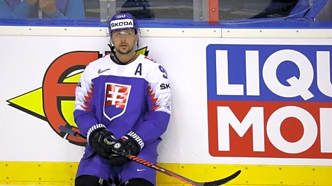 Olympics-Ice hockey-Slovakia's Tatar gets used to 'weird' sound at Milano Cortina venue