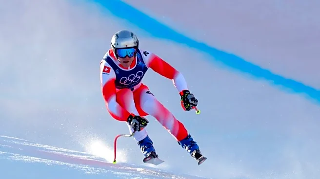 Olympics-Alpine skiing-Relaxed Odermatt keeps his powder dry in downhill training