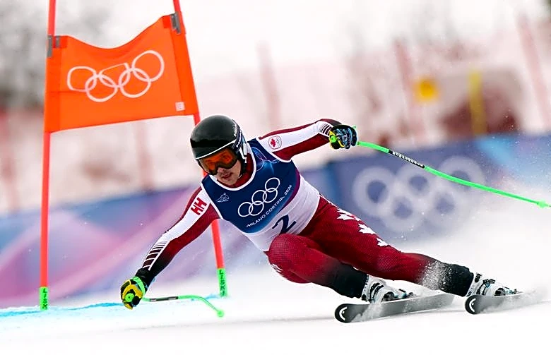 Olympics-Alpine skiing-Easy does it -- no risks taken in final men's downhill training
