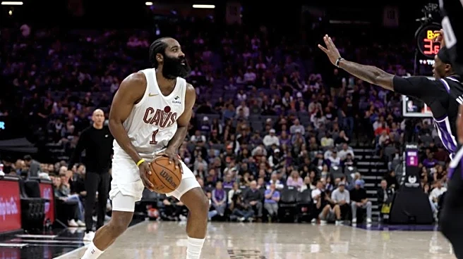 NBA roundup: James Harden makes triumphant debut as Cavs down Kings