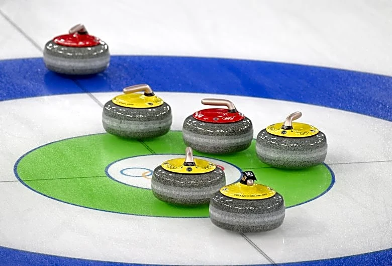 Olympics-Curling-Electronic handles are a hit at Milano Cortina Games