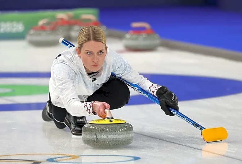 Olympics-Curling-US set up mixed doubles gold medal clash with Sweden