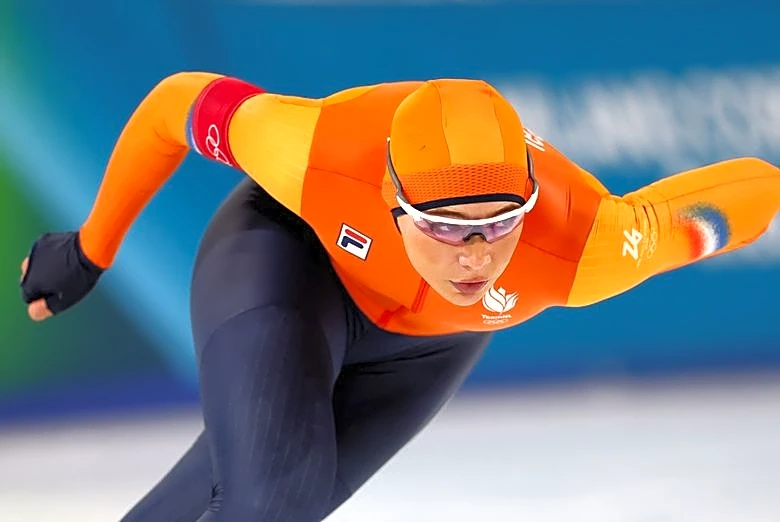 Olympics-Speed skating-Leerdam wins 1,000m gold in Dutch one-two with Kok at Milano Cortina