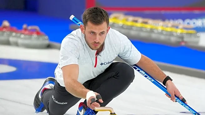 Olympics-Curling-US curler Dropkin thrills crowds at Milano Cortina Games