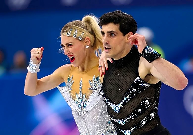 Olympics-Figure skating-After cancer and loss, Gilles says simply skating at Olympics feels like a victory