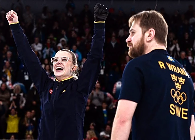Olympics-Curling-Stone cold Isabella Wranaa powers Sweden to mixed doubles gold