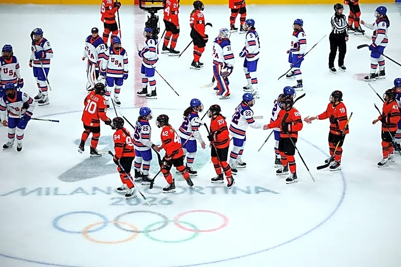 Olympics-Ice hockey-US hand Canada first-ever shutout at Games in stunning rout