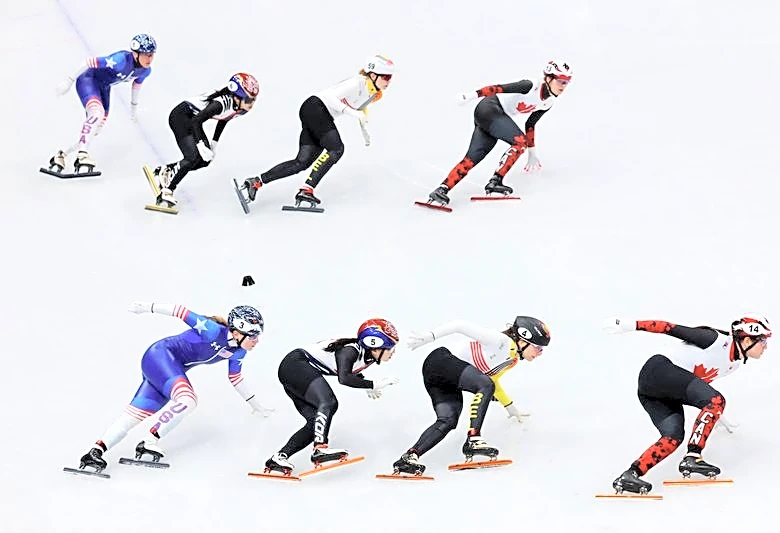 Olympics-Short track-Organisers defend quality of ice at shared venue after concerns voiced