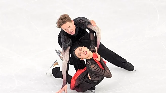 Olympics-Figure skating-Tearful Chock and Bates say they felt like they skated a winning performance