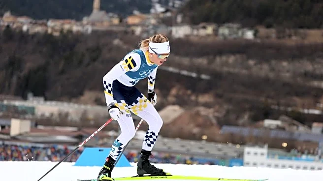 Olympics-Crosscountry-Karlsson leads another Swedish 1-2 finish in women's 10km freestyle race