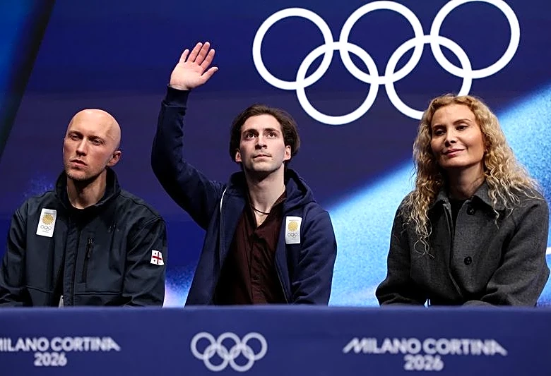 Olympics-Figure skating-Choreographer Richaud swaps jackets, personas to guide diverse group of skaters