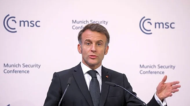 Time for Europe to become geopolitical power, France's Macron says