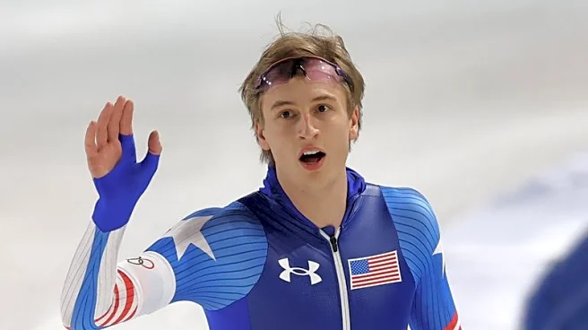 Olympics-Speed skating-Unstoppable Stolz blazes to 500m crown for his second Milano Cortina gold