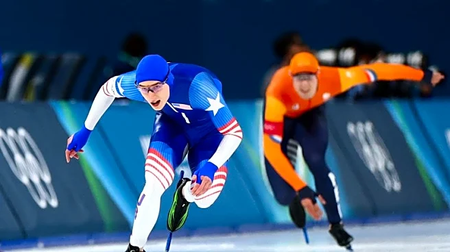 Olympics-Speed skating-Stolz savours 'historic battles' with De Boo after more Milano Cortina glory